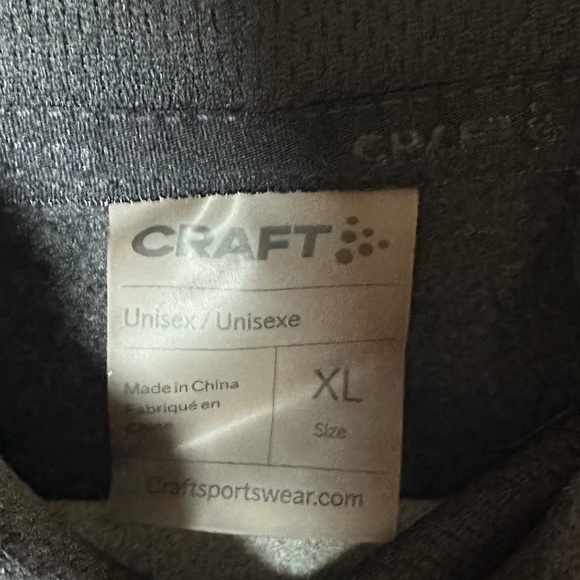 Craft Captain Graphic Hoodie Black Unisex XL Pullover Fleece Cotton Athleisure - Picture 9 of 10